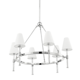 Mitzi Janelle Polished Nickel 32W x 25.25H Chandelier