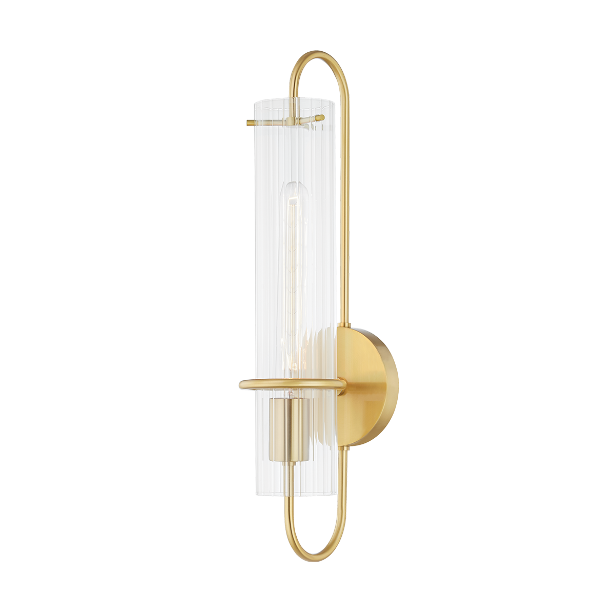 Mitzi Beck Aged Brass 4.75W x 20.25H Wall Sconce