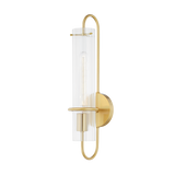 Mitzi Beck Aged Brass 4.75W x 20.25H Wall Sconce