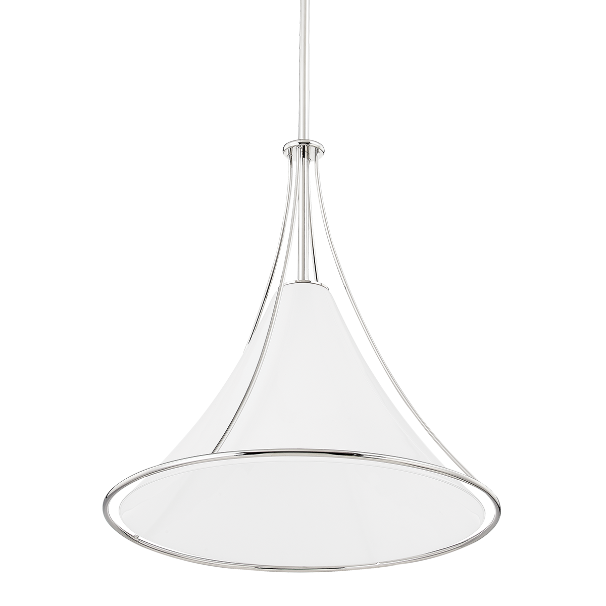 Mitzi Madelyn Polished Nickel 17.25W x 18.5H Pendant
