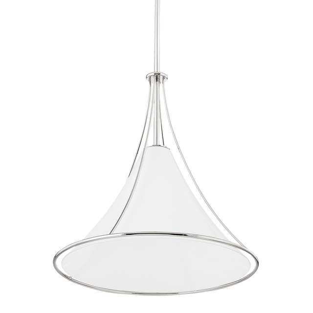 Mitzi Madelyn Polished Nickel 17.25W x 18.5H Pendant