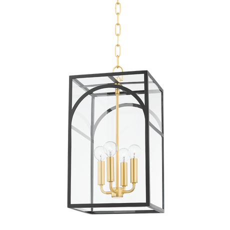 Mitzi Addison AGED BRASS/TEXTURED BLACK COMBO 11W x 11L x 20.5H Pendant