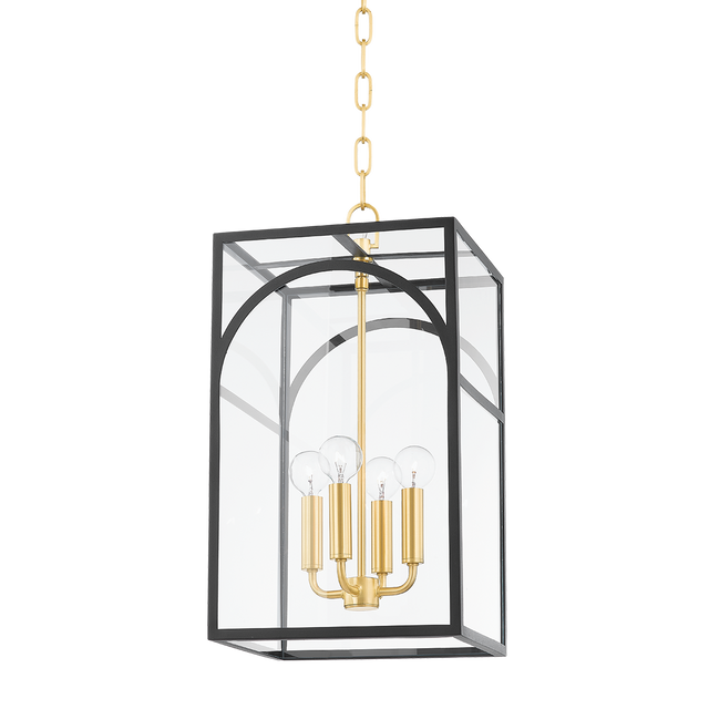 Mitzi Addison AGED BRASS/TEXTURED BLACK COMBO 11W x 11L x 20.5H Pendant