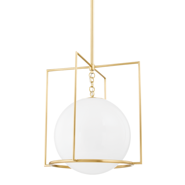 Mitzi Frankie Aged Brass 17.25W x 17.25L x 19.25H Pendant