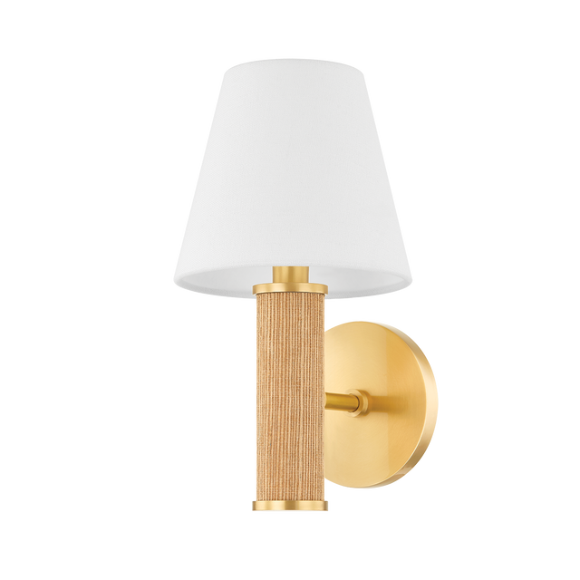 Mitzi Amabella Aged Brass 6.25W x 11.5H Wall Sconce