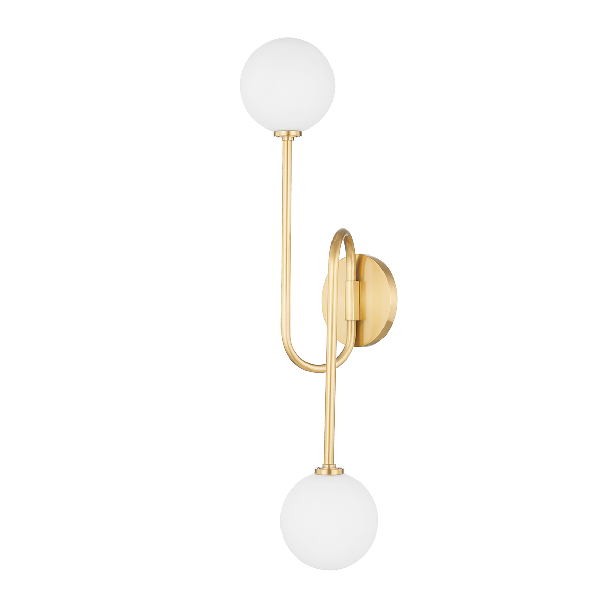 Mitzi Zani Aged Brass 8W x 25.5H Wall Sconce