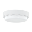 Mitzi Wave CERAMIC MATTE WHITE 16W x 5H Flush Mount