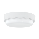 Mitzi Wave CERAMIC MATTE WHITE 16W x 5H Flush Mount