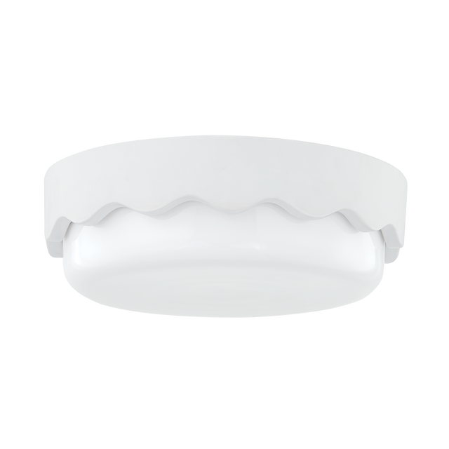 Mitzi Wave CERAMIC MATTE WHITE 16W x 5H Flush Mount