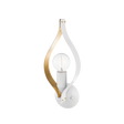 Mitzi Nala SOFT WHITE/GOLD LEAF 6W x 4.5L x 16.5H Wall Sconce
