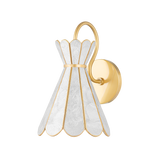 Mitzi Lyra Aged Brass 7W x 12H Wall Sconce