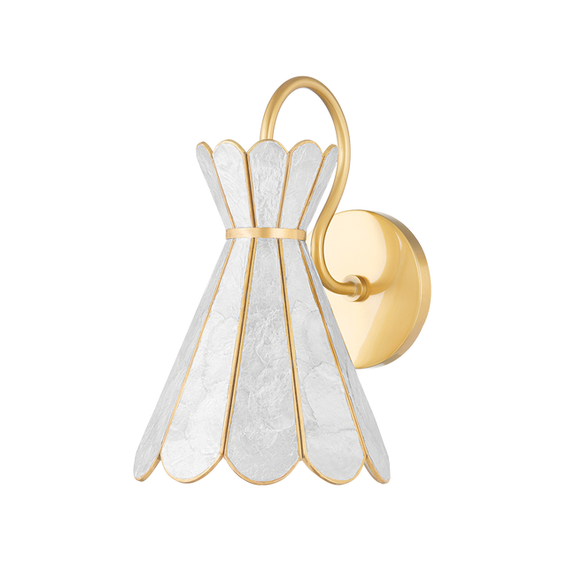 Mitzi Lyra Aged Brass 7W x 12H Wall Sconce