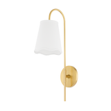 Mitzi Dorothy Aged Brass 5.5W x 19.25H Wall Sconce