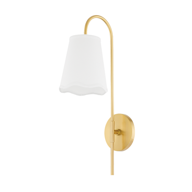 Mitzi Dorothy Aged Brass 5.5W x 19.25H Wall Sconce