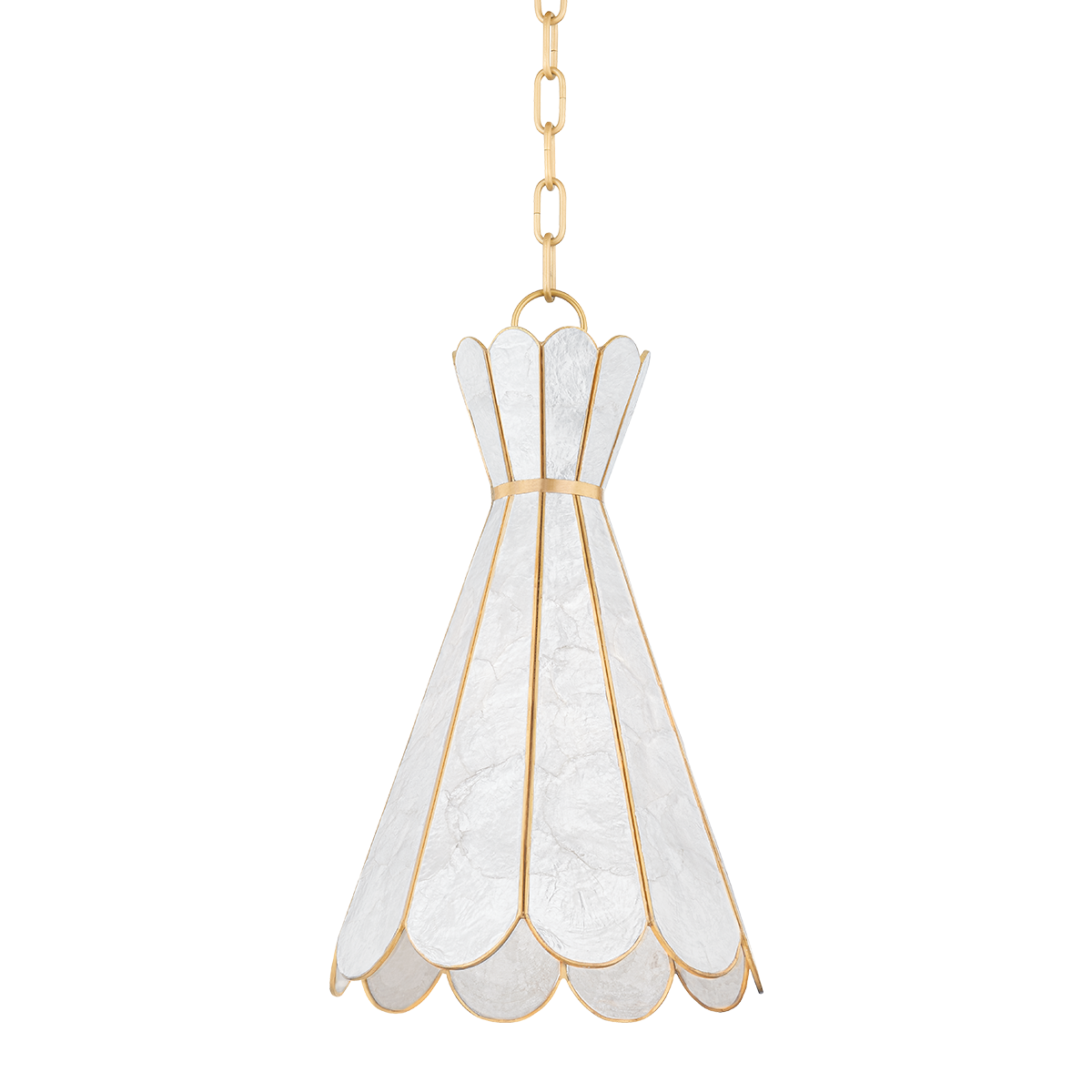Mitzi Lyra Aged Brass 10.5W x 18.25H Pendant