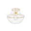 Mitzi Alaina Aged Brass 10.5W x 8.75H Semi-Flush Mount