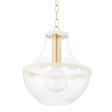 Mitzi Alaina Aged Brass 14.25W x 16.5H Pendant
