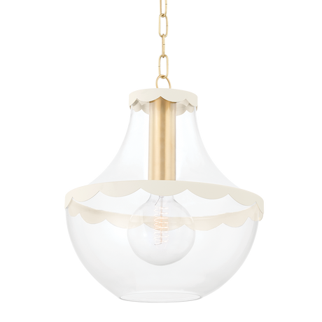Mitzi Alaina Aged Brass 14.25W x 16.5H Pendant
