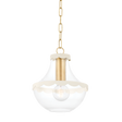 Mitzi Alaina Aged Brass 10.5W x 12.25H Pendant