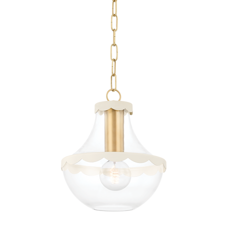 Mitzi Alaina Aged Brass 10.5W x 12.25H Pendant