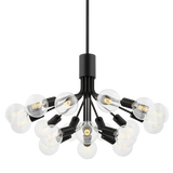 Mitzi Drea Soft Black 38W x 26.25H Chandelier