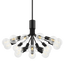 Mitzi Drea Soft Black 38W x 26.25H Chandelier