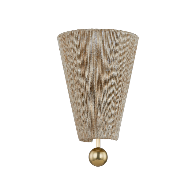 Mitzi SONG AGED BRASS 8.25W x 13H Wall Sconce