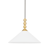 Mitzi Sang Aged Brass 20W x 14.25H Pendant