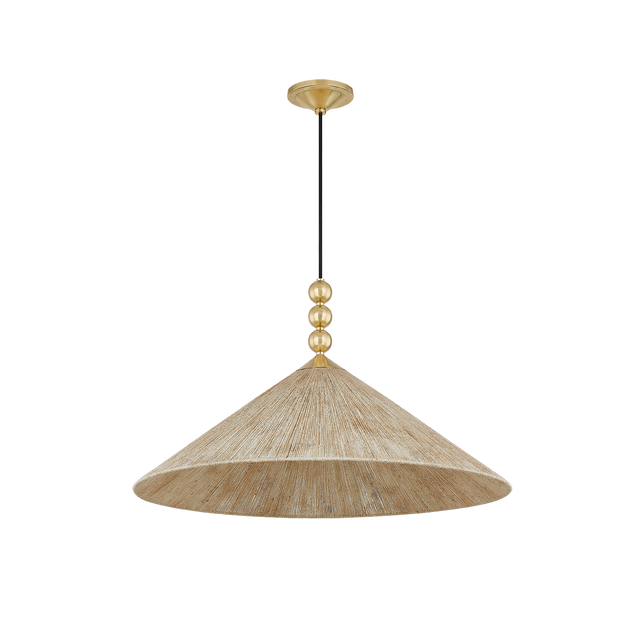 Mitzi SONG AGED BRASS 30W x 17.5H Pendant
