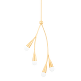 Mitzi Elsa Gold Leaf 14W x 5.75L x 22.75H Pendant