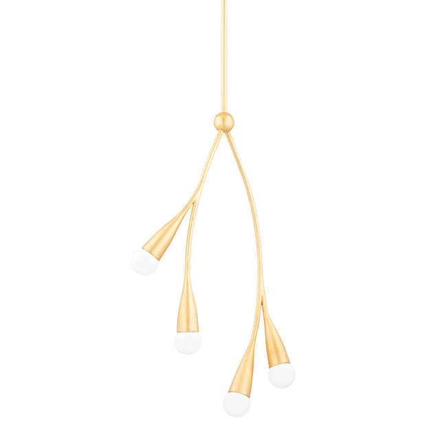 Mitzi Elsa Gold Leaf 14W x 5.75L x 22.75H Pendant