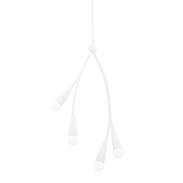 Mitzi Elsa TEXTURED WHITE 14W x 5.75L x 22.75H Pendant