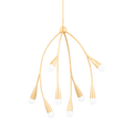 Mitzi Elsa Gold Leaf 24.5W x 25H Chandelier