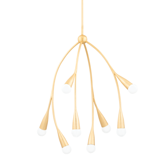 Mitzi Elsa Gold Leaf 24.5W x 25H Chandelier