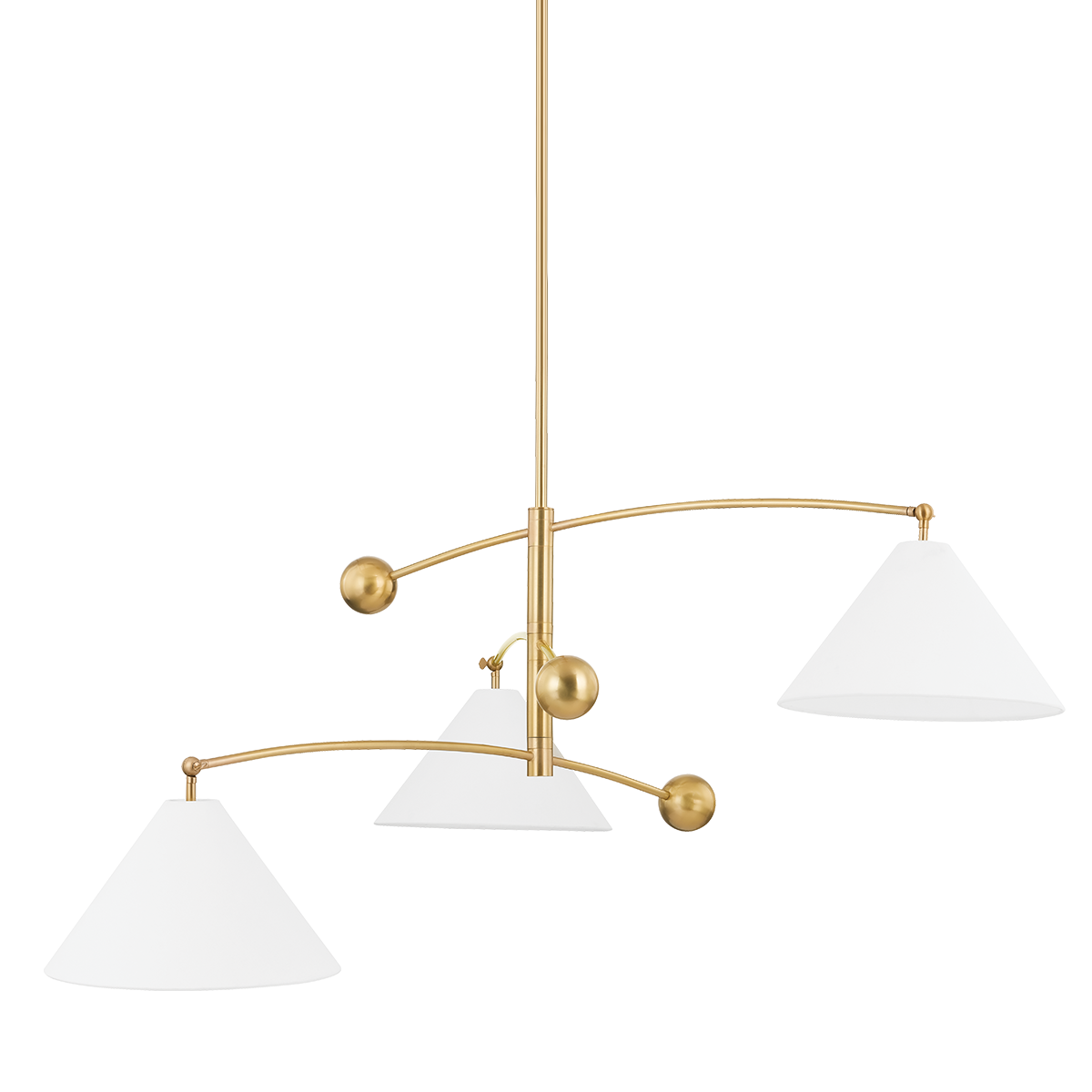 Mitzi Birdie Aged Brass 55W x 21.75H Chandelier