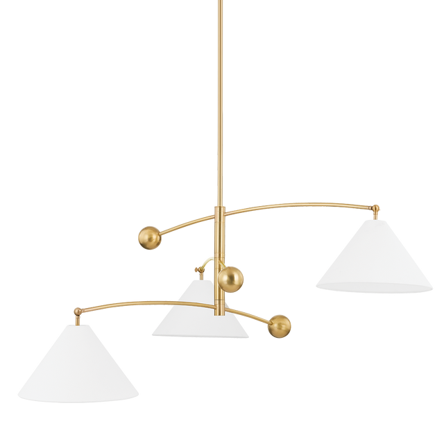 Mitzi Birdie Aged Brass 55W x 21.75H Chandelier