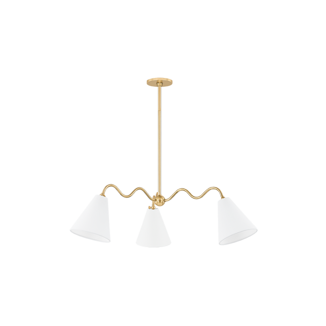 Mitzi ONDA AGED BRASS 42.75W x 12.75H Chandelier