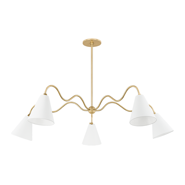Mitzi ONDA AGED BRASS 63W x 14.25H Chandelier
