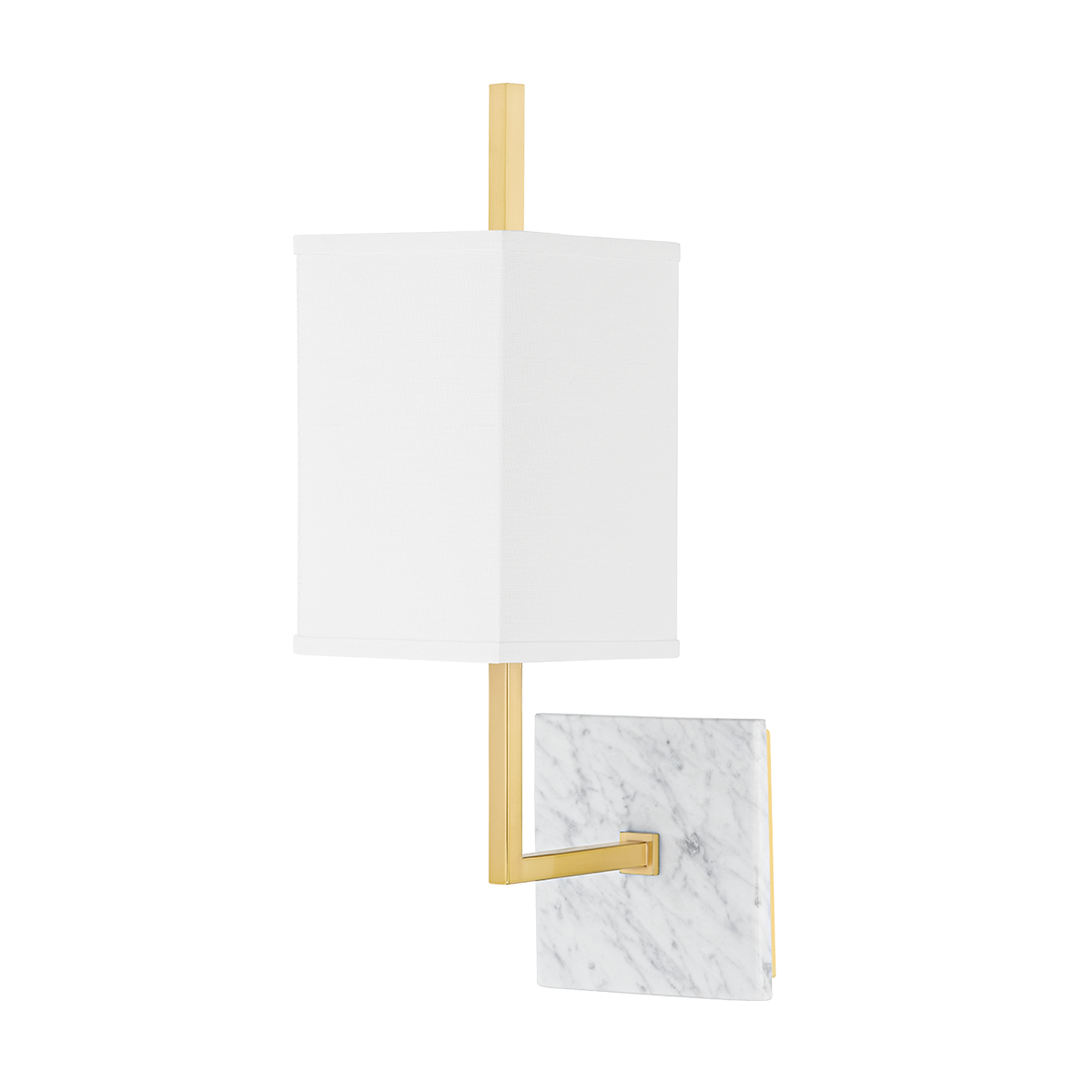 Mitzi Mikaela Aged Brass 5.25W x 16.75H Wall Sconce