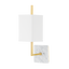Mitzi Mikaela Aged Brass 5.25W x 16.75H Wall Sconce