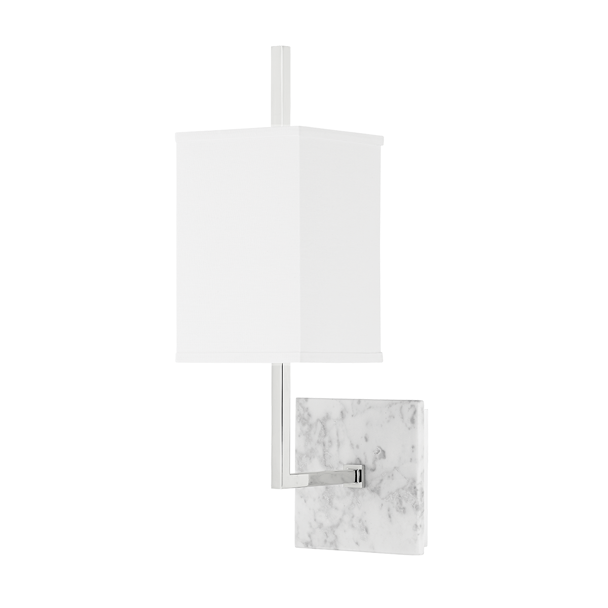 Mitzi Mikaela Polished Nickel 5.25W x 16.75H Wall Sconce