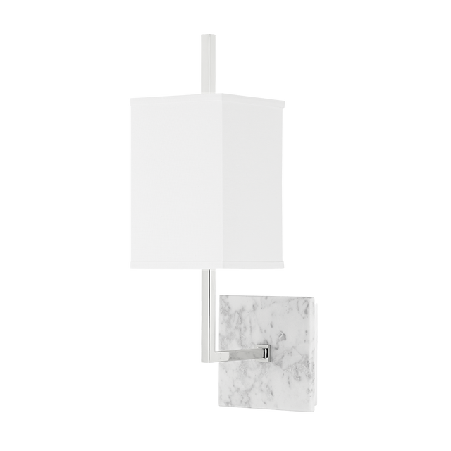 Mitzi Mikaela Polished Nickel 5.25W x 16.75H Wall Sconce