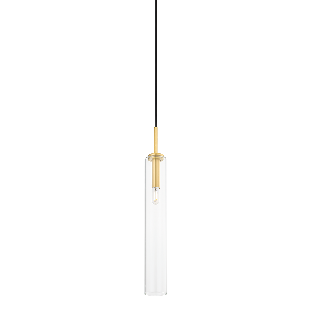 Mitzi Nyah Aged Brass 3W x 22.25H Pendant