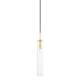 Mitzi Nyah Aged Brass 3W x 22.25H Pendant