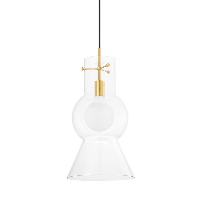 Mitzi Mirabel Aged Brass 11W x 21.25H Pendant