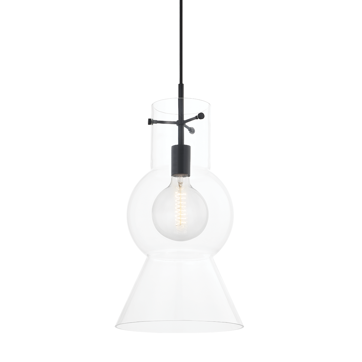 Mitzi Mirabel Soft Black 11W x 21.25H Pendant