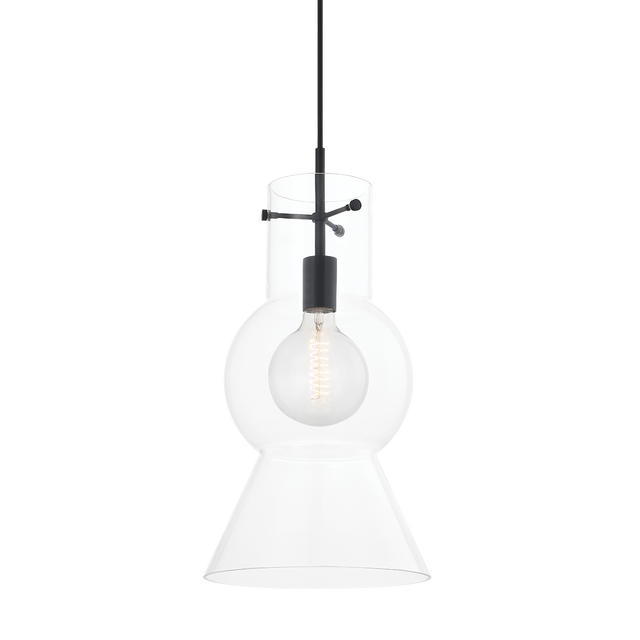 Mitzi Mirabel Soft Black 11W x 21.25H Pendant