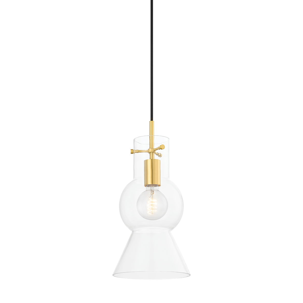 Mitzi Mirabel Aged Brass 7.5W x 15.5H Pendant