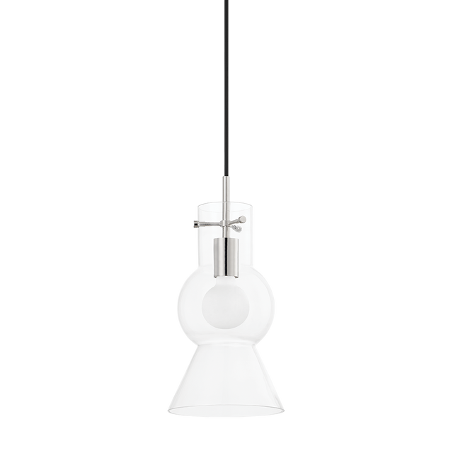 Mitzi Mirabel Polished Nickel 7.5W x 15.5H Pendant