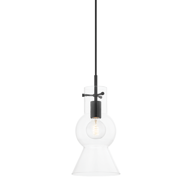 Mitzi Mirabel Soft Black 7.5W x 15.5H Pendant